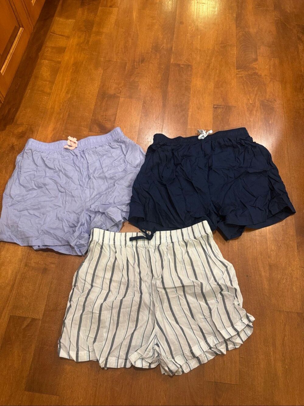 Serra Womens Small 4-6 3 Pack Pajama Shorts 100% Lyocell Soft Lounge Sleep